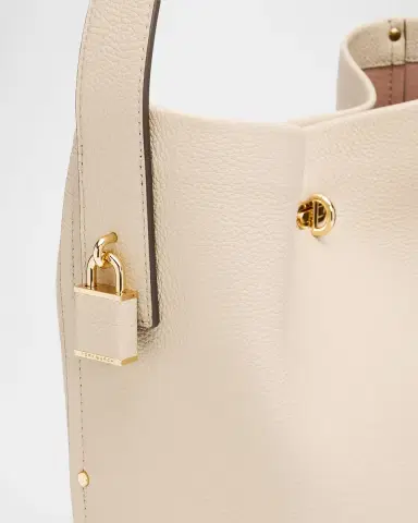 Tory Burch Lock Slim Leather Bucket Bag | Thumbnail 5
