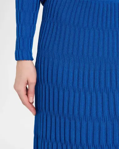 Misook Raised Geometric Soft Knit Maxi Skirt | Thumbnail 5 Misook Raised Geometric Soft Knit Maxi Skirt | Thumbnail 5