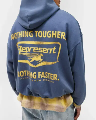 Represent Men's Nothing Faster Oversized Cotton Hoodie | Thumbnail 5