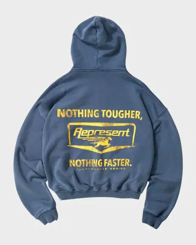 Represent Men's Nothing Faster Oversized Cotton Hoodie | Thumbnail 6