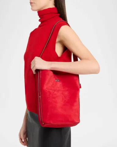 Tory Burch Slim Suede Bucket Bag | Thumbnail 2 Tory Burch Slim Suede Bucket Bag | Thumbnail 2