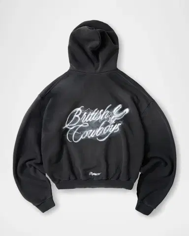 Represent Men's British Cowboys Distressed Hoodie | Thumbnail 6