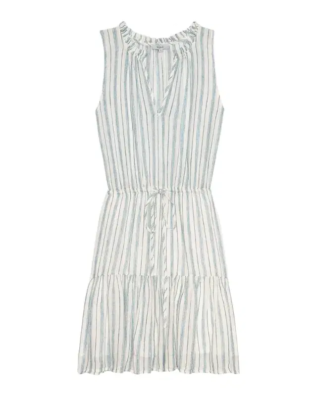 Albany Striped Linen Minidress