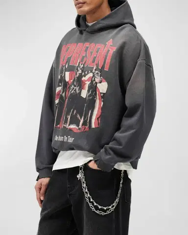 Represent Men's Dream On Tour Cotton Hoodie | Thumbnail 6 Represent Men's Dream On Tour Cotton Hoodie | Thumbnail 6