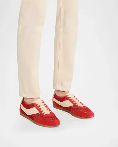Vince La Runner Suede Netting Sneakers | Thumbnail 2 Vince La Runner Suede Netting Sneakers | Thumbnail 2