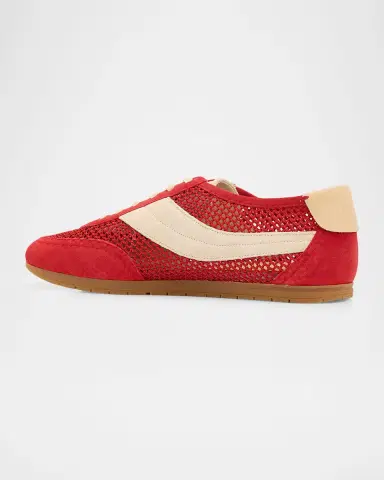 Vince La Runner Suede Netting Sneakers | Thumbnail 4 Vince La Runner Suede Netting Sneakers | Thumbnail 4