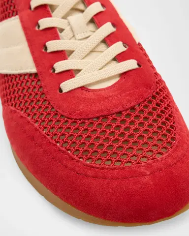 Vince La Runner Suede Netting Sneakers | Thumbnail 5 Vince La Runner Suede Netting Sneakers | Thumbnail 5