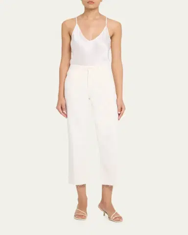 L'Agence Wanda High-Rise Cropped Wide Jeans | Thumbnail 2