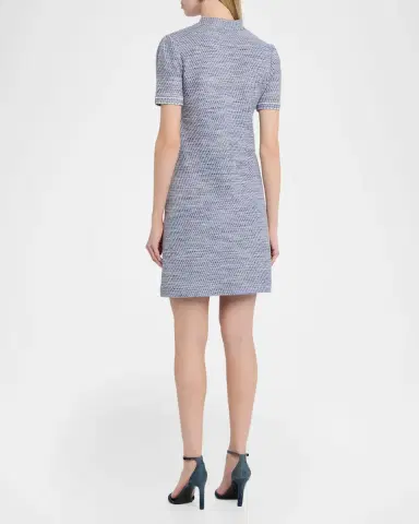 Misook Melange Tweed Knit Shift Dress | Thumbnail 3 Misook Melange Tweed Knit Shift Dress | Thumbnail 3