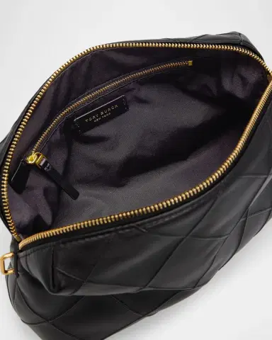 Tory Burch Fleming Large Quilted Leather Soft Pouch Bag | Thumbnail 7 Tory Burch Fleming Large Quilted Leather Soft Pouch Bag | Thumbnail 7