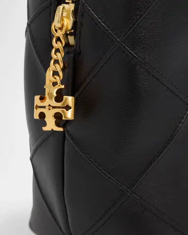 Tory Burch Fleming Large Quilted Leather Soft Pouch Bag | Thumbnail 9 Tory Burch Fleming Large Quilted Leather Soft Pouch Bag | Thumbnail 9