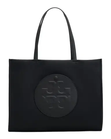 Tory Burch Ella Small Logo Patch Nylon Tote Bag | Thumbnail 1 Tory Burch Ella Small Logo Patch Nylon Tote Bag | Thumbnail 1