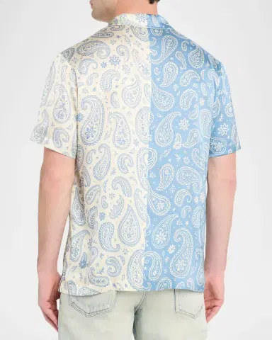 Monfrère Men's Bond Viscose Button-Down Shirt | Thumbnail 2 Monfrère Men's Bond Viscose Button-Down Shirt | Thumbnail 2