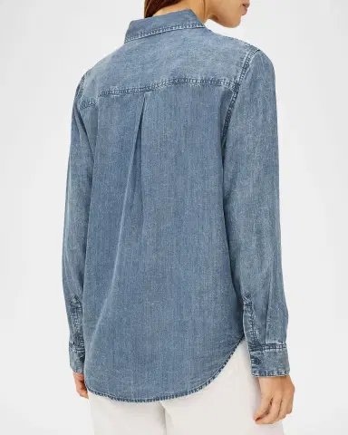 Rails Ingrid Flower-Embroidered Denim Shirt | Thumbnail 3 Rails Ingrid Flower-Embroidered Denim Shirt | Thumbnail 3