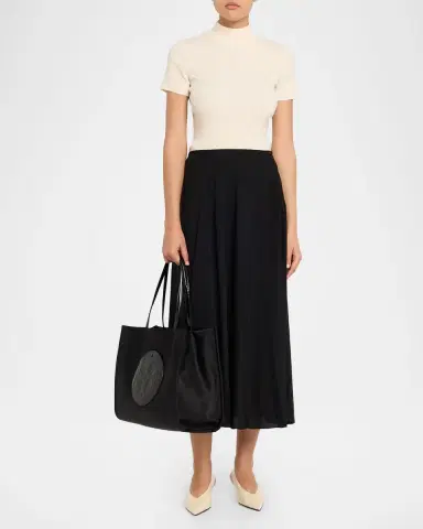 Tory Burch Ella Logo Patch Patent Tote Bag | Thumbnail 5