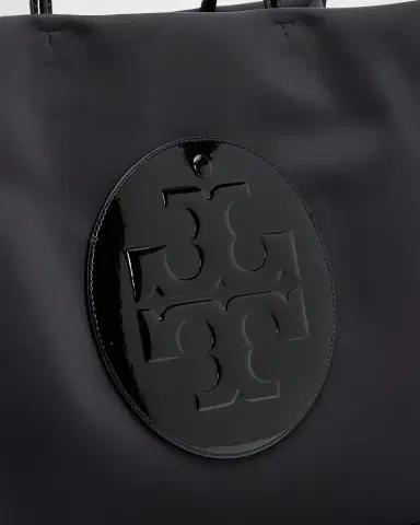 Tory Burch Ella Logo Patch Patent Tote Bag | Thumbnail 6