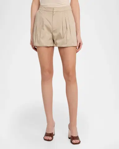 Generation Love Oria Cotton Sateen Bubble Shorts | Thumbnail 4 Generation Love Oria Cotton Sateen Bubble Shorts | Thumbnail 4