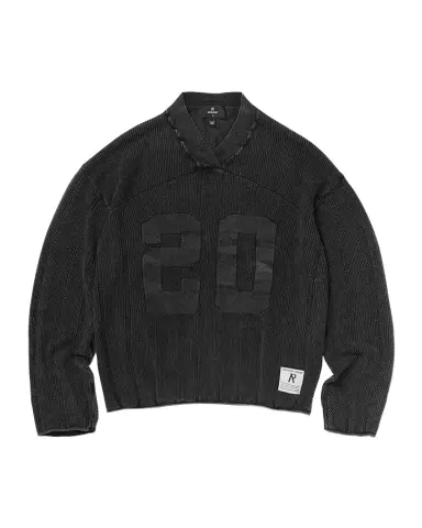 Represent Men's Knitted Varsity Long-Sleeve Jersey Shirt | Thumbnail 1