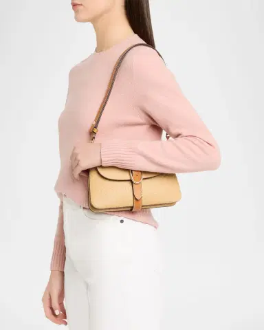 Tory Burch T Monogram Pebbled Leather Shoulder Bag | Thumbnail 2 Tory Burch T Monogram Pebbled Leather Shoulder Bag | Thumbnail 2