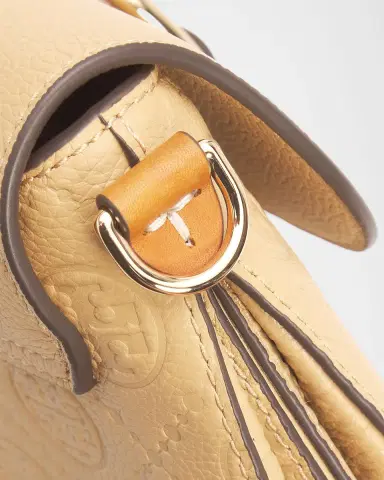 Tory Burch T Monogram Pebbled Leather Shoulder Bag | Thumbnail 6 Tory Burch T Monogram Pebbled Leather Shoulder Bag | Thumbnail 6