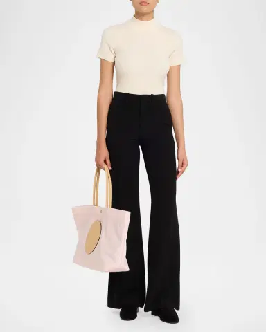 Tory Burch Romy Slim Leather Top-Handle Bag | Thumbnail 9 Tory Burch Romy Slim Leather Top-Handle Bag | Thumbnail 9