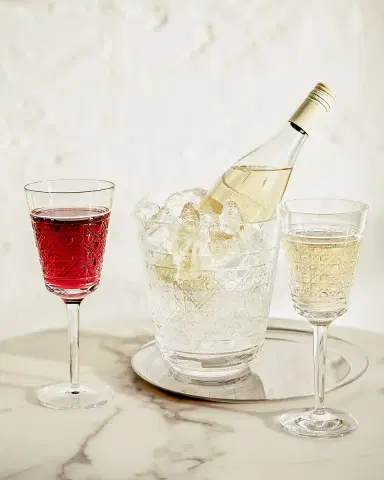 Waterford Crystal Opulence Crystal Ice Bucket and Tongs | Thumbnail 2