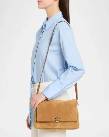 Tory Burch Soft Suede Shoulder Bag | Thumbnail 2 Tory Burch Soft Suede Shoulder Bag | Thumbnail 2