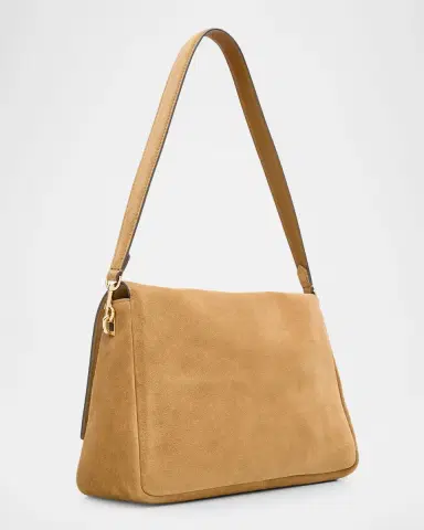 Tory Burch Soft Suede Shoulder Bag | Thumbnail 3 Tory Burch Soft Suede Shoulder Bag | Thumbnail 3