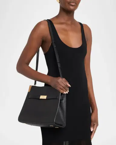 Tory Burch Lee Radziwill Small Leather Double Shoulder Bag | Thumbnail 2 Tory Burch Lee Radziwill Small Leather Double Shoulder Bag | Thumbnail 2