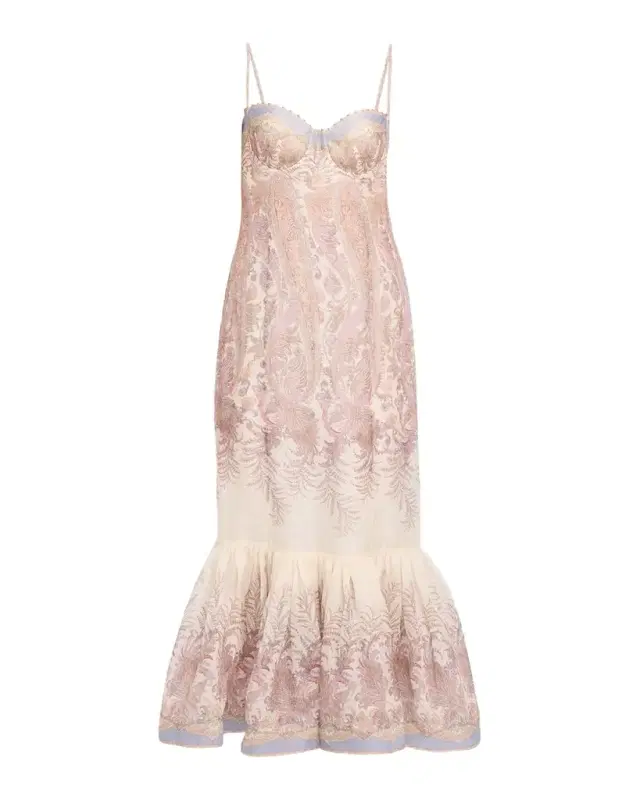 Alchemy Paisley Peplum Gown