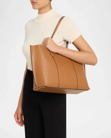 Tory Burch Perry Leather Tote Bag | Thumbnail 2 Tory Burch Perry Leather Tote Bag | Thumbnail 2