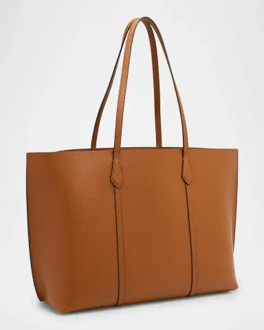 Tory Burch Perry Leather Tote Bag | Thumbnail 3 Tory Burch Perry Leather Tote Bag | Thumbnail 3
