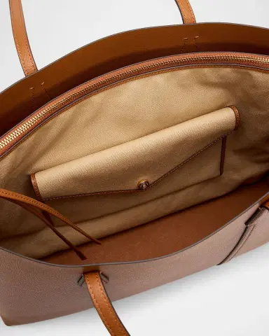 Tory Burch Perry Leather Tote Bag | Thumbnail 4 Tory Burch Perry Leather Tote Bag | Thumbnail 4