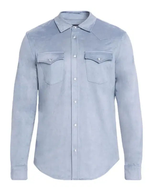Men 's Eastwood Faux Suede Slim-Fit Shirt