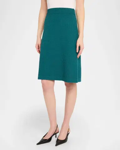 Misook Straight Textured Knit Skirt | Thumbnail 4 Misook Straight Textured Knit Skirt | Thumbnail 4