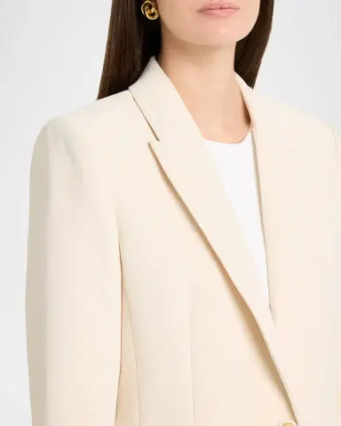 Kobi Halperin Rue Single-Button Crepe Jacket | Thumbnail 4