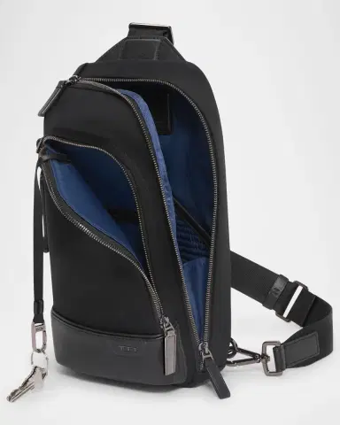 TUMI Harrison Gregory Leather Sling Bag | Thumbnail 4 TUMI Harrison Gregory Leather Sling Bag | Thumbnail 4