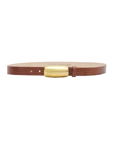 L'Agence x Streets Ahead Marlowe Croc-Embossed Leather Belt | Thumbnail 3 L'Agence x Streets Ahead Marlowe Croc-Embossed Leather Belt | Thumbnail 3