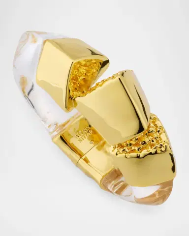 Alexis Bittar Lucite Brutalist Hinge Bracelet | Thumbnail 3 Alexis Bittar Lucite Brutalist Hinge Bracelet | Thumbnail 3