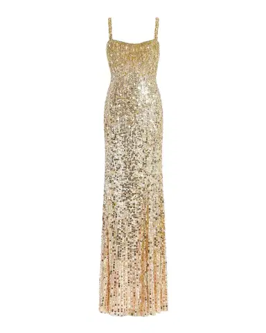 Jenny Packham Mirabeau Crystal Sequined Trumpet Gown | Thumbnail 1