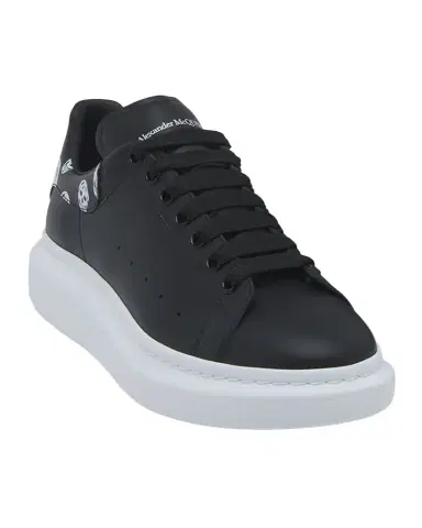 Alexander McQueen Men's Oversized Skull Leather Low-Top Sneakers | Thumbnail 1 Alexander McQueen Men's Oversized Skull Leather Low-Top Sneakers | Thumbnail 1