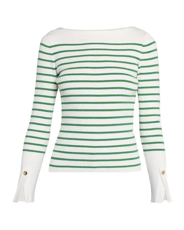 Sula Striped Boatneck Sweater