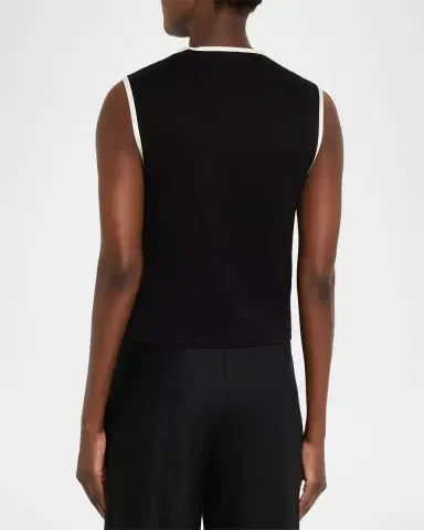 FRAME The Keyhole Tie Tank Top | Thumbnail 2