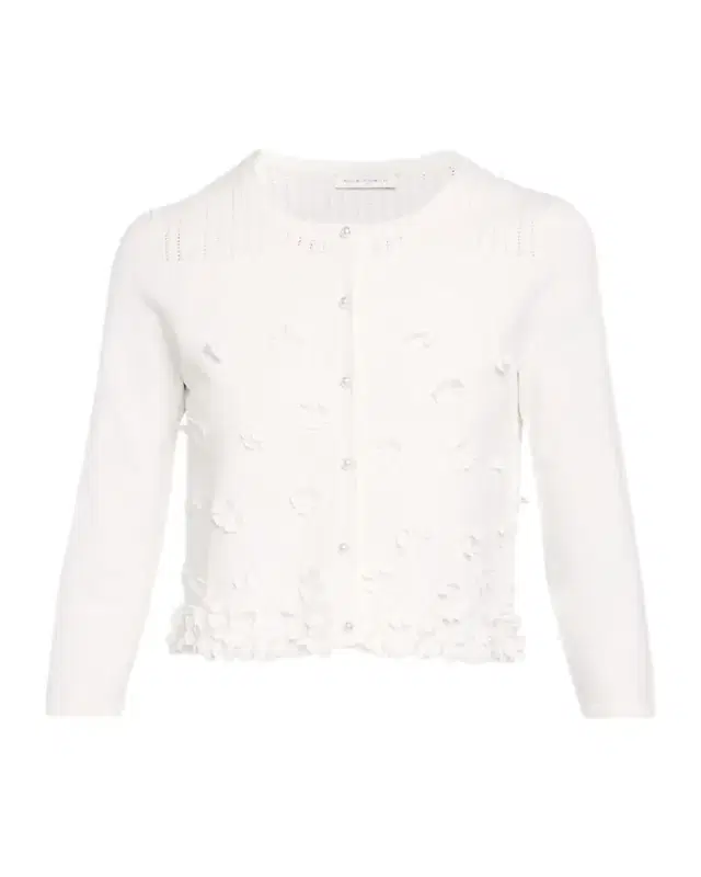 The Alana Floral Applique Knit Cardigan