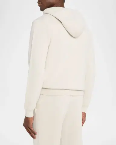 Bugatchi Men's Cotton Knit Full-Zip Hoodie | Thumbnail 3 Bugatchi Men's Cotton Knit Full-Zip Hoodie | Thumbnail 3