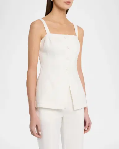 Ramy Brook Elana Sleeveless Denim Top | Thumbnail 4 Ramy Brook Elana Sleeveless Denim Top | Thumbnail 4