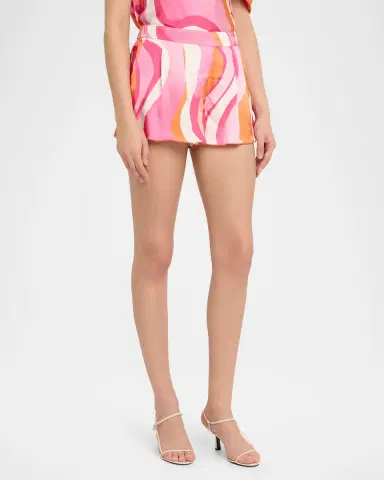 Ramy Brook Bernadette Printed Mini Shorts | Thumbnail 4 Ramy Brook Bernadette Printed Mini Shorts | Thumbnail 4