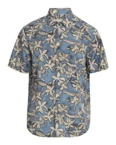 Bugatchi Men's Orson Lyocell Floral Camp Shirt | Thumbnail 1