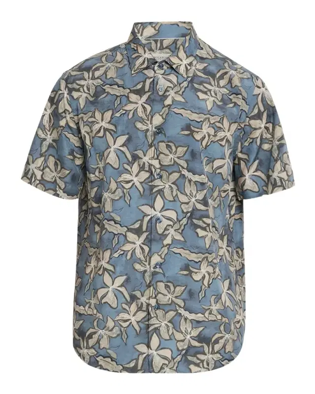 Bugatchi Men 's Orson Lyocell Floral Camp Shirt
