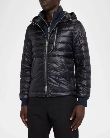 Moose Knuckles Men's Cloud Walker Air Down Hoodie | Thumbnail 4
